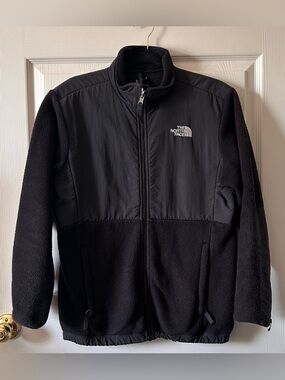 The‎ North Face Girls Black Fleece Full Zip Jacket Size XL